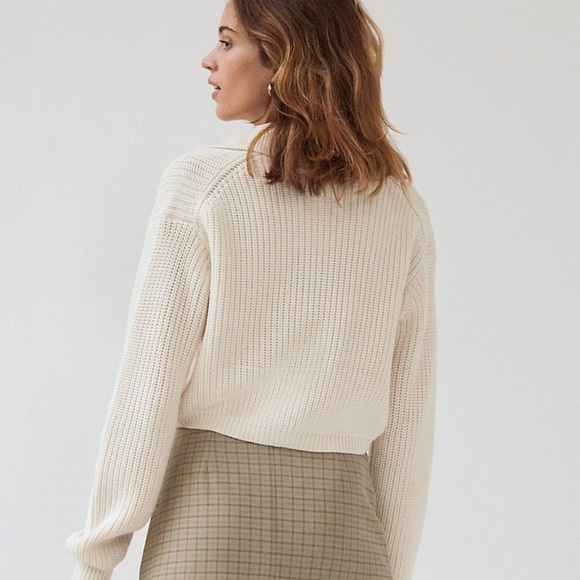 NWT Aritzia Wilfred Nasim Sweater in Heather Trace Size XXS - Picture 5 of 9